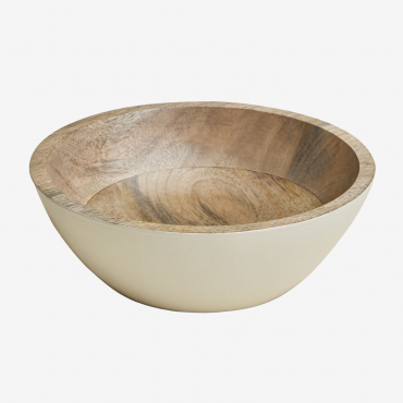Ciotola Decorativa In Legno Di Mango Fruela Ø20 Cm - Sklum