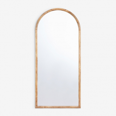 Specchio Da Parete In Legno Di Mango Patmos 80 X 180 Cm - Sklum