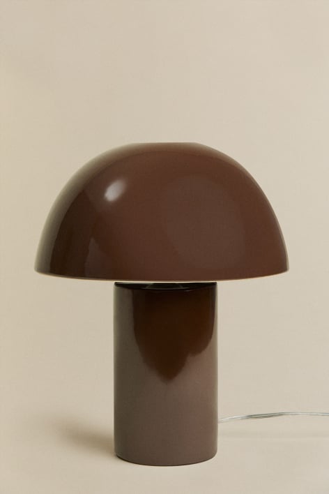 Lampada da tavolo in ceramica Kisvea - Marrone Caffè