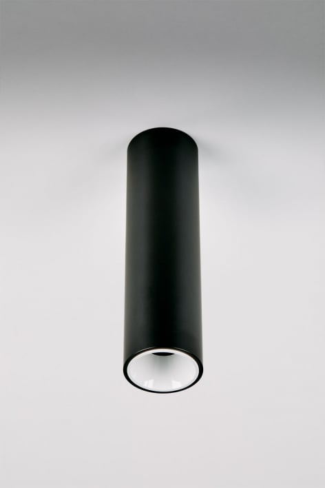 Applique da soffitto LED a superficie rotonda in alluminio Luisiana