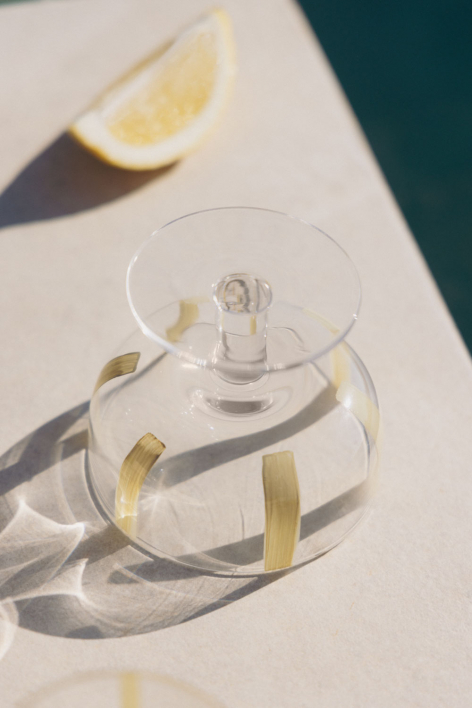 Set da 4 bicchieri da cocktail 26 cl in vetro Jalviana