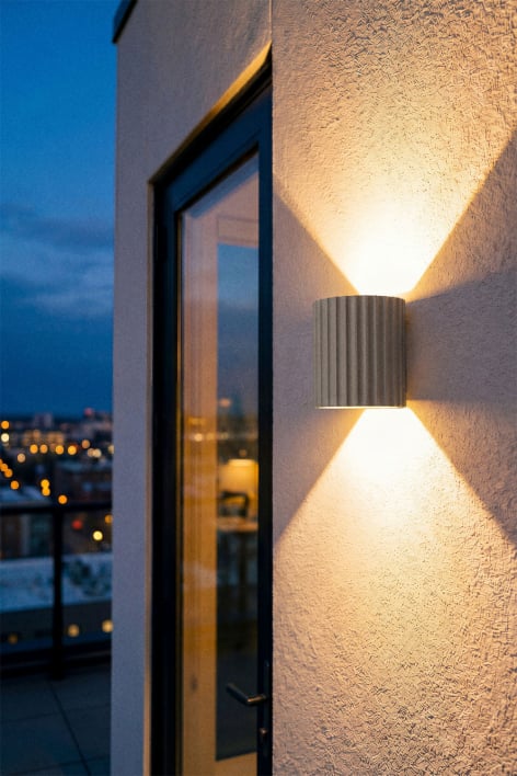 Applique da parete LED per esterni in alluminio Barein