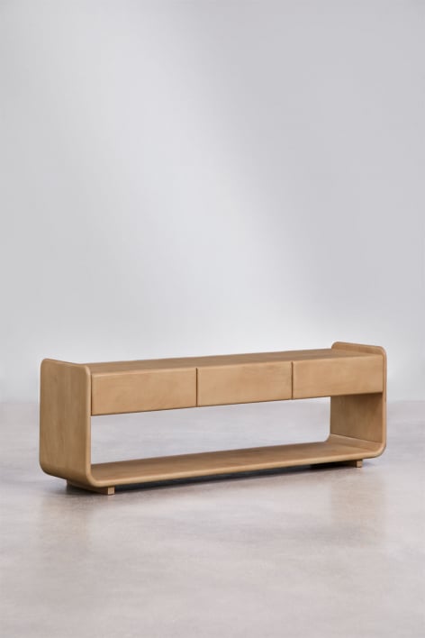 Mobile TV 140x40 cm in legno di mango Tinsley - Legno di mango
