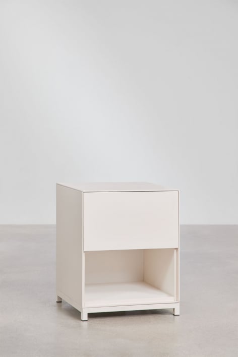 Comodino quadrato 40x40 cm in MDF Kivora