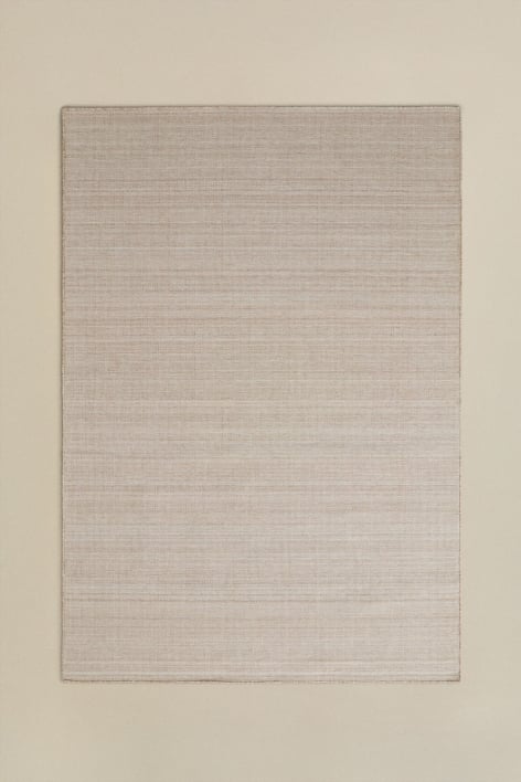Tappeto rettangolare in polietilene Fadrique - Beige Vintage 