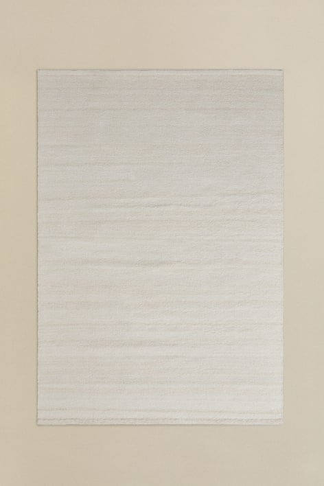 Tappeto rettangolare in polietilene Rosauran - Gardenia Bianco