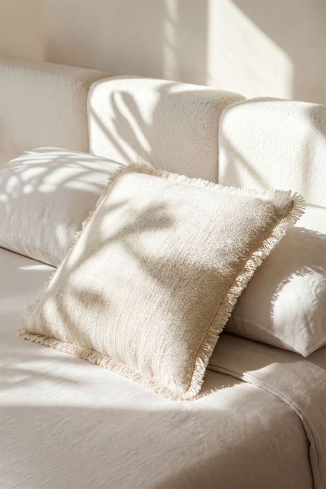 Cuscino quadrato 45x45 cm in cotone Soncey