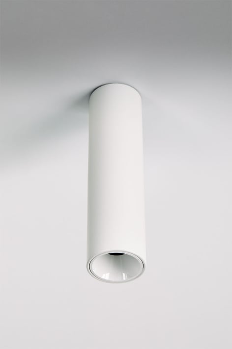 Applique da soffitto LED a superficie rotondo Ø4 cm in alluminio Orelva