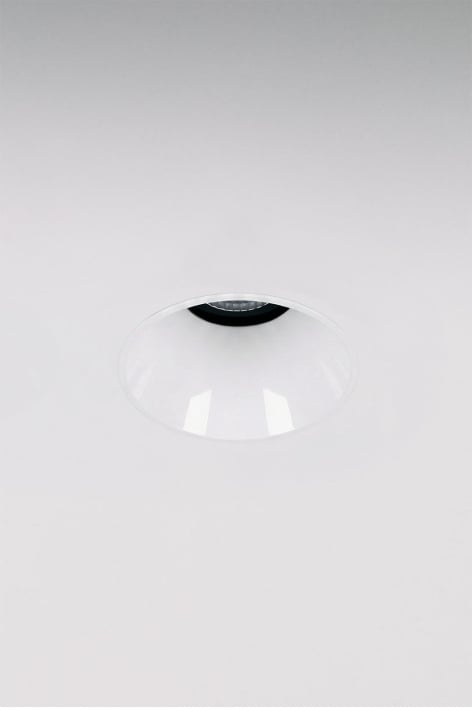 Downlight LED da incasso senza cornice trimless rotondo Ø5,3 cm in alluminio Orelva