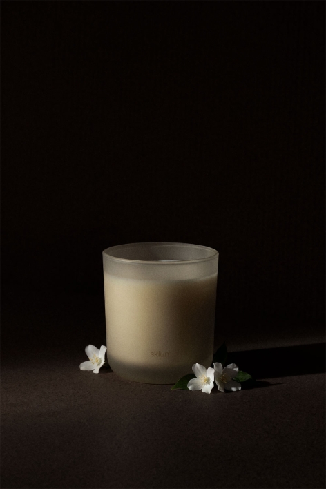 Candela profumata in vetro Pure Linen