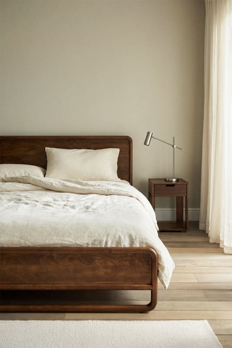 Letto in legno di mango Maupaul