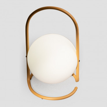 Lampada Da Tavolo Led Senza Fili Per Esterni Balum Giallo Vaniglia - Sklum