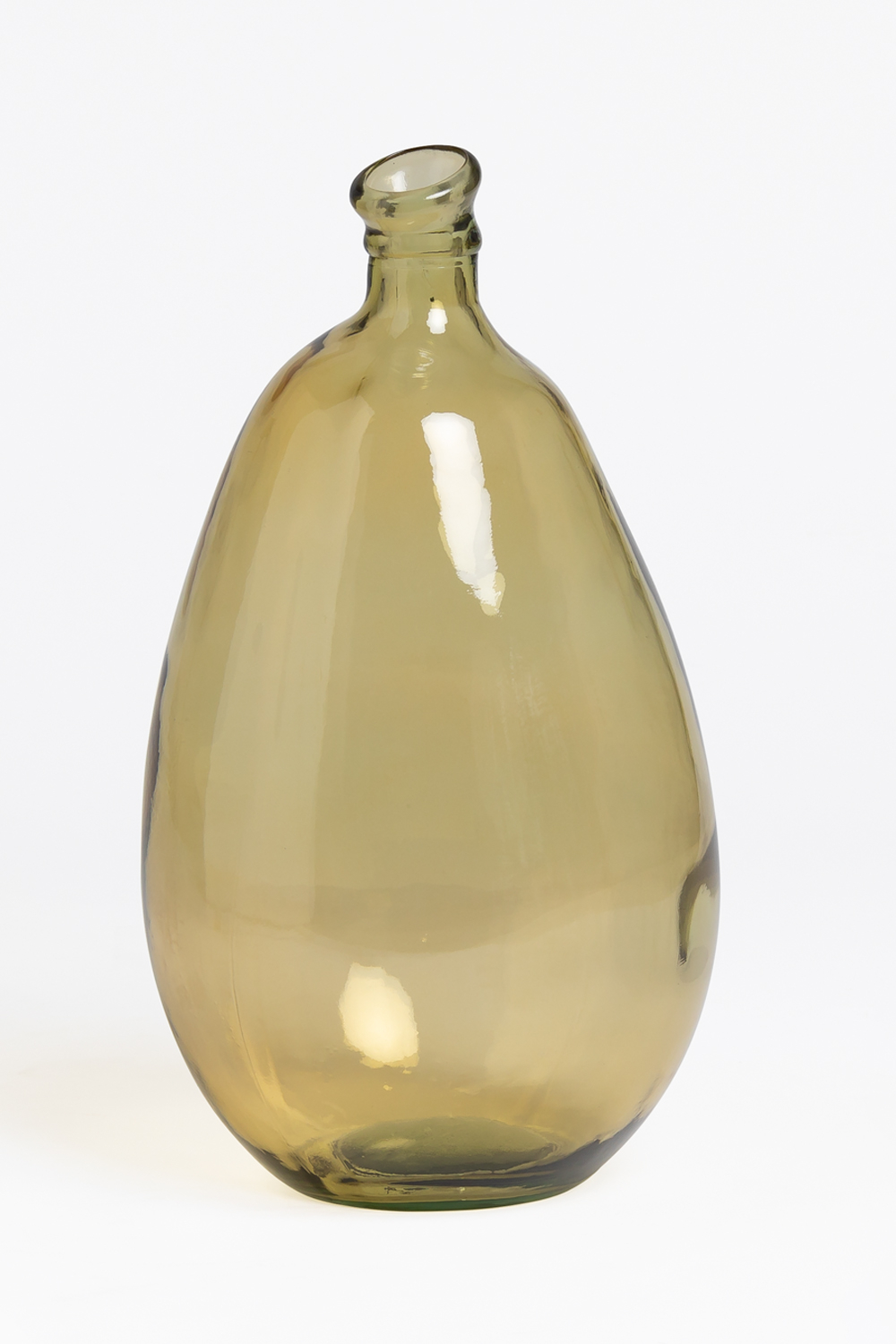 Sass & Belle Vaso In Vetro Riciclato, Trasparente, Forma Alta Con Bordo Largo, Minimalista, Per Fiori - 3