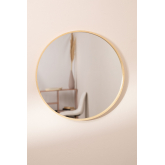 Specchio da parete rotondo in legno Yiro, immagine in miniatura 3