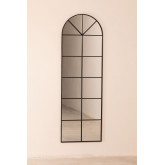 Specchio da Parete in Metallo Effetto Finestra (180x59 cm) Paola L, immagine in miniatura 3