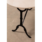 Tavolo Ovale in Metallo e Marmo (120,5x60 cm) Shantal, immagine in miniatura 5