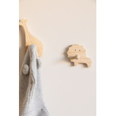 Appendiabiti da parete in legno Lion Kids, immagine in miniatura 1