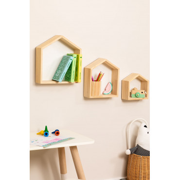 Mensola da parete in legno Buny Style Kids - SKLUM
