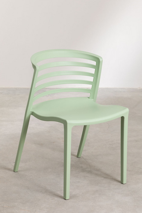 Set 6 Sedie Da Giardino Impilabili In Polyrattan Grigio – Con Braccioli, Leggere Per Esterno Balcone Terrazzo