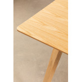 Tavolo da pranzo rettangolare in legno di frassino (160x80 cm) Keira, immagine in miniatura 5