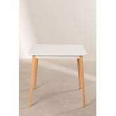 Tavolo da pranzo quadrato in legno (80x80 cm) Nusip, immagine in miniatura 3