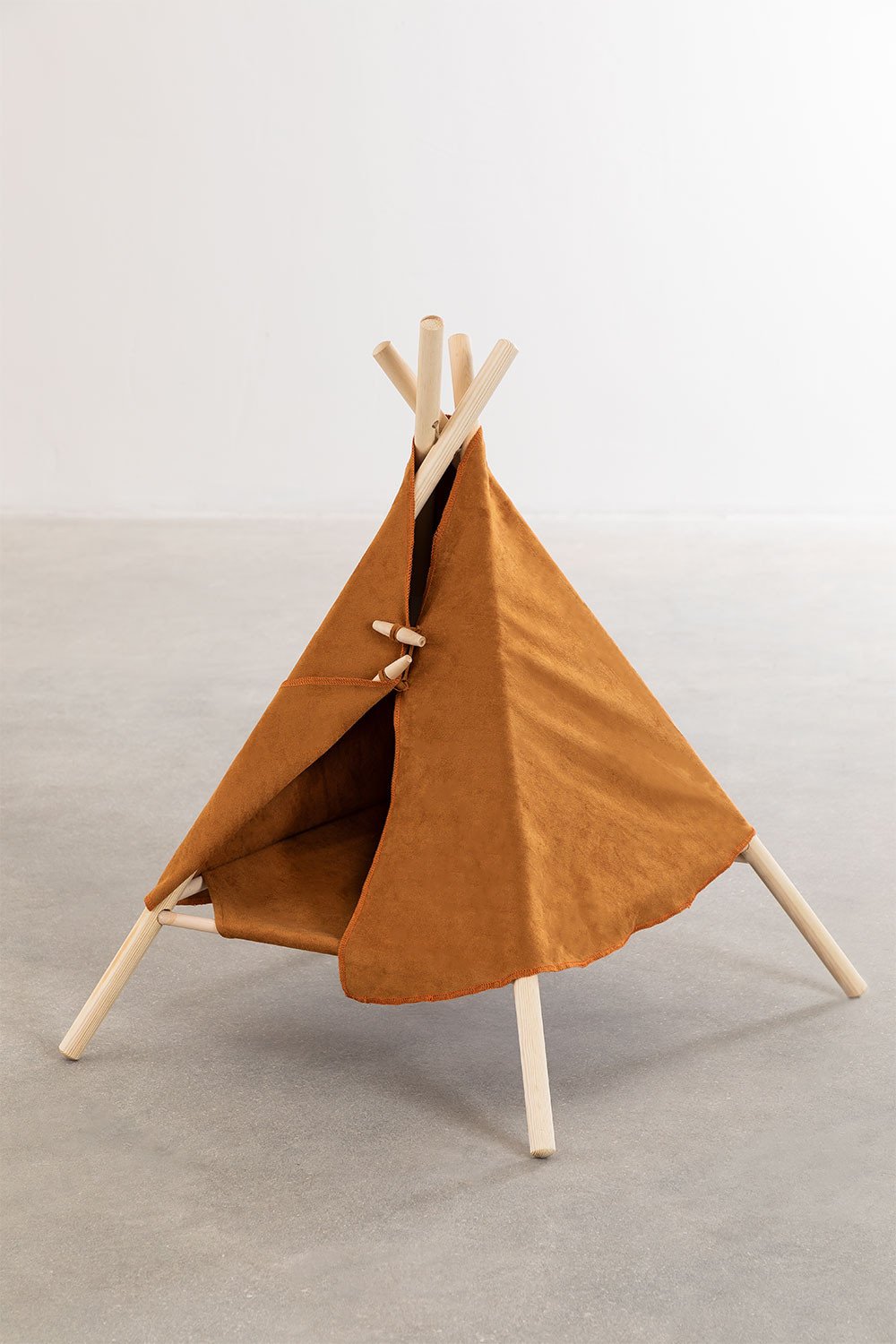 Cuccia Tenda Tipi in legno di pino Raftar, immagine della galleria 1