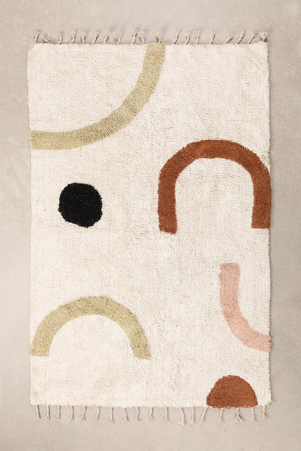 Tappeto in cotone (206x130 cm) Ebre, immagine della galleria 1
