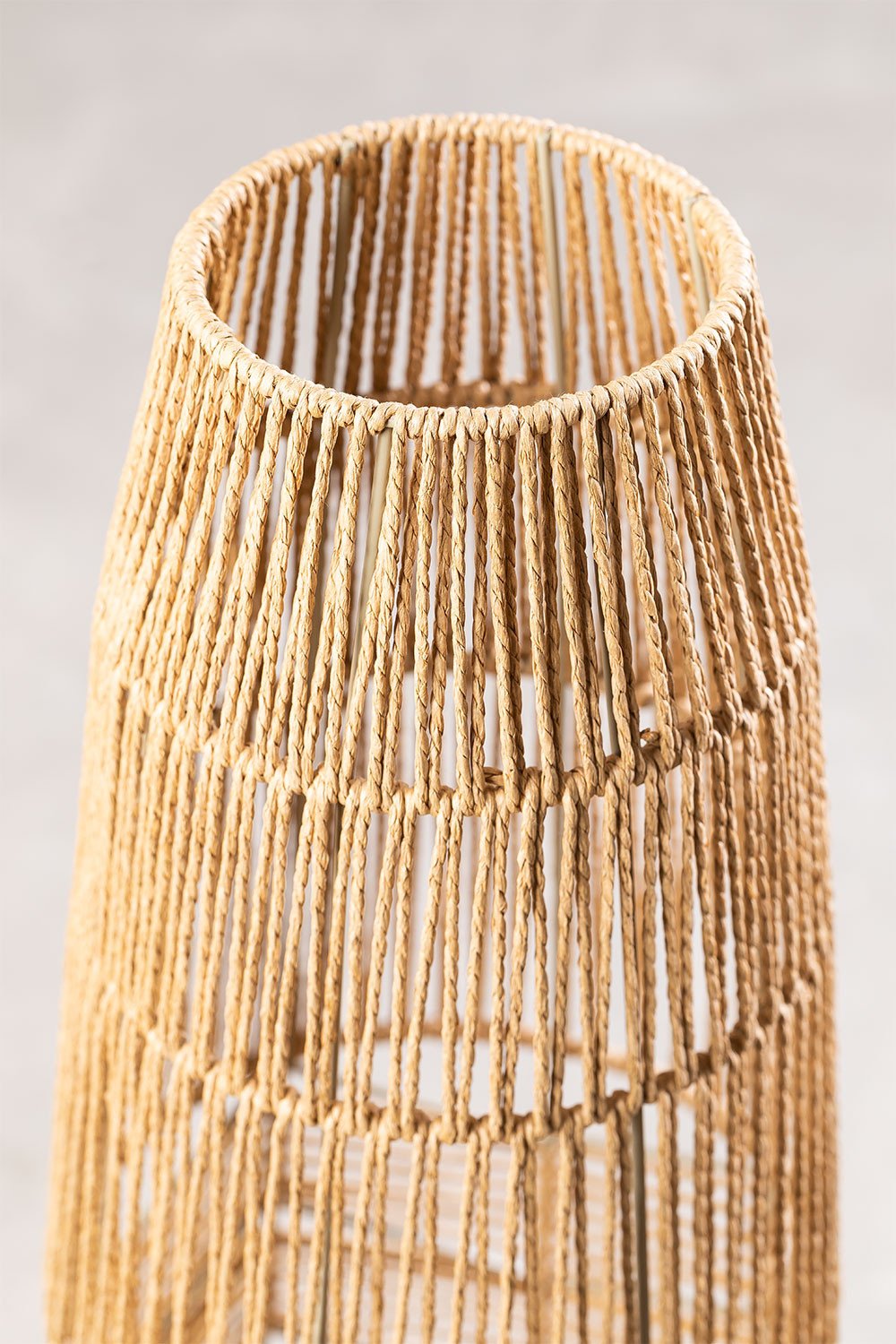 Lampada da terra in carta intrecciata Menak , immagine della galleria 5