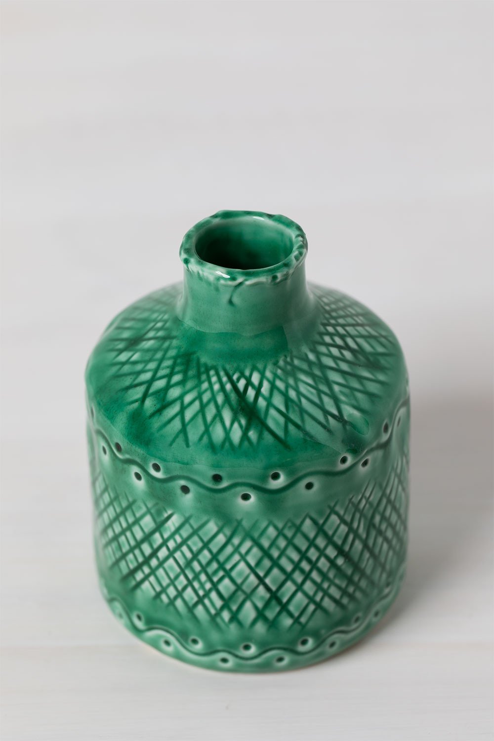Vaso ceramica stile Art Deco - Angolo Vintage