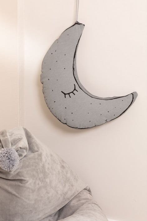 Cuscino fluorescente in cotone Lluny Kids