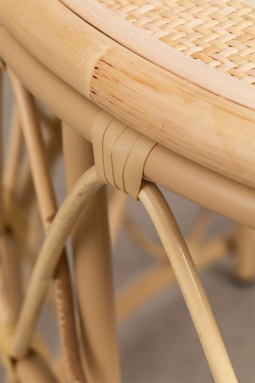 Tavolino Rotondo in Rattan Zan, immagine della galleria 4