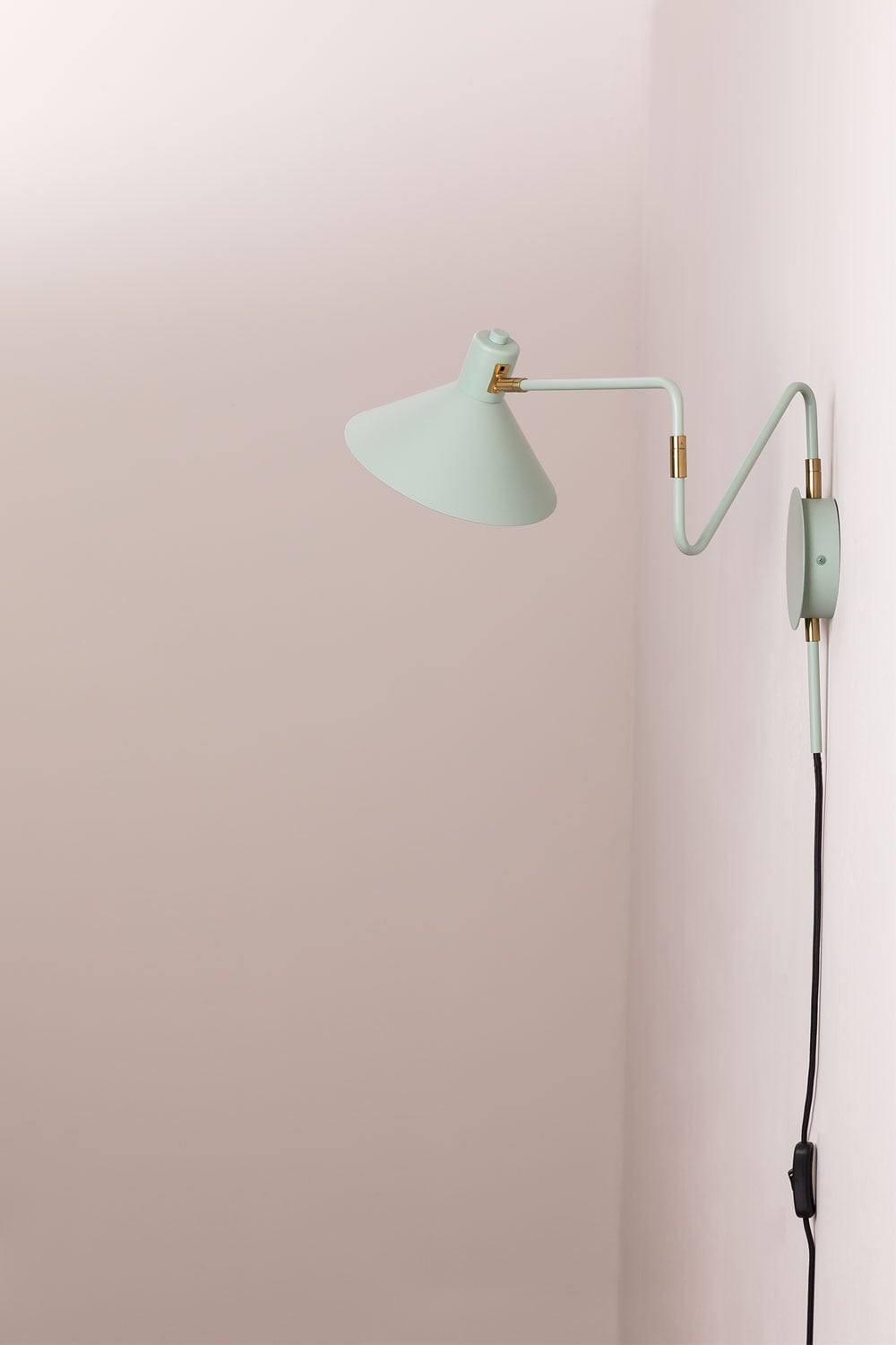 Lampada da parete orientabile in ferro Lizz, immagine della galleria 5