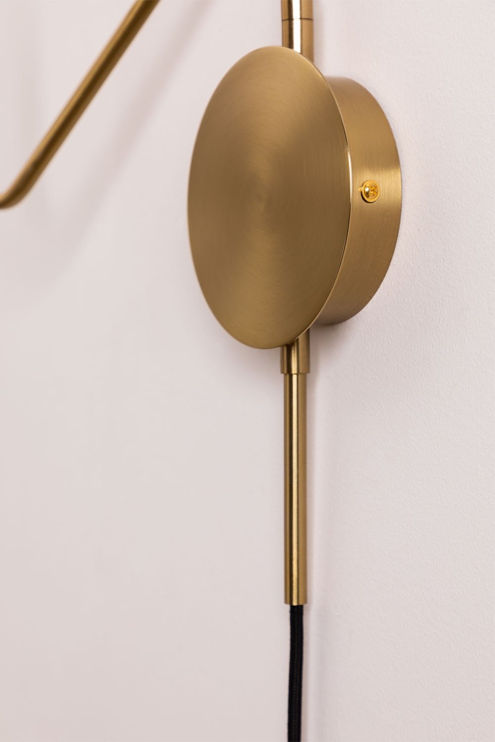 Lampada da parete orientabile in ferro metallizzato Lizz, immagine della galleria 9