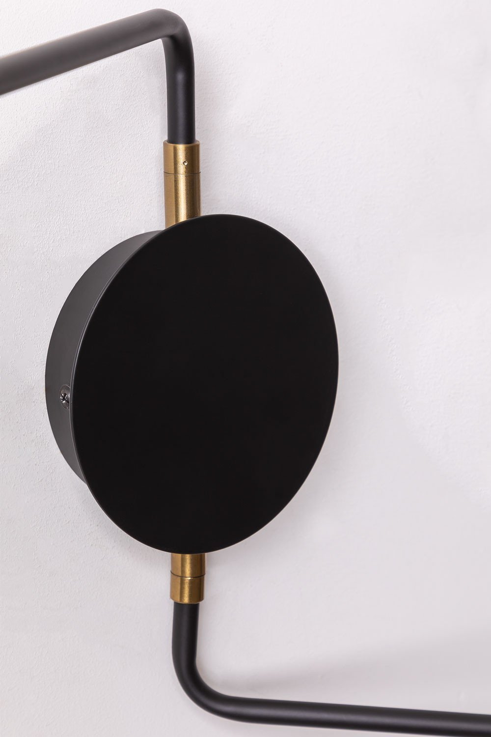 Lampada da parete orientabile in ferro con 2 punti luce Doppio Twin, immagine della galleria 7