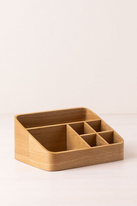 Organizer in legno di pino Trisk