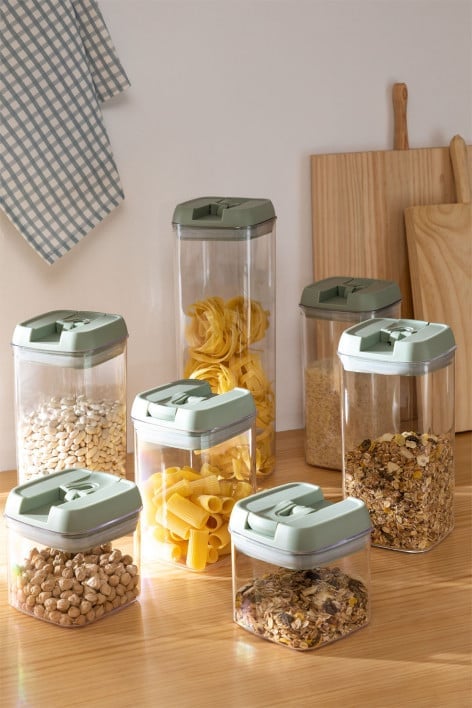 Set di 7 Barattoli da Cucina Janos