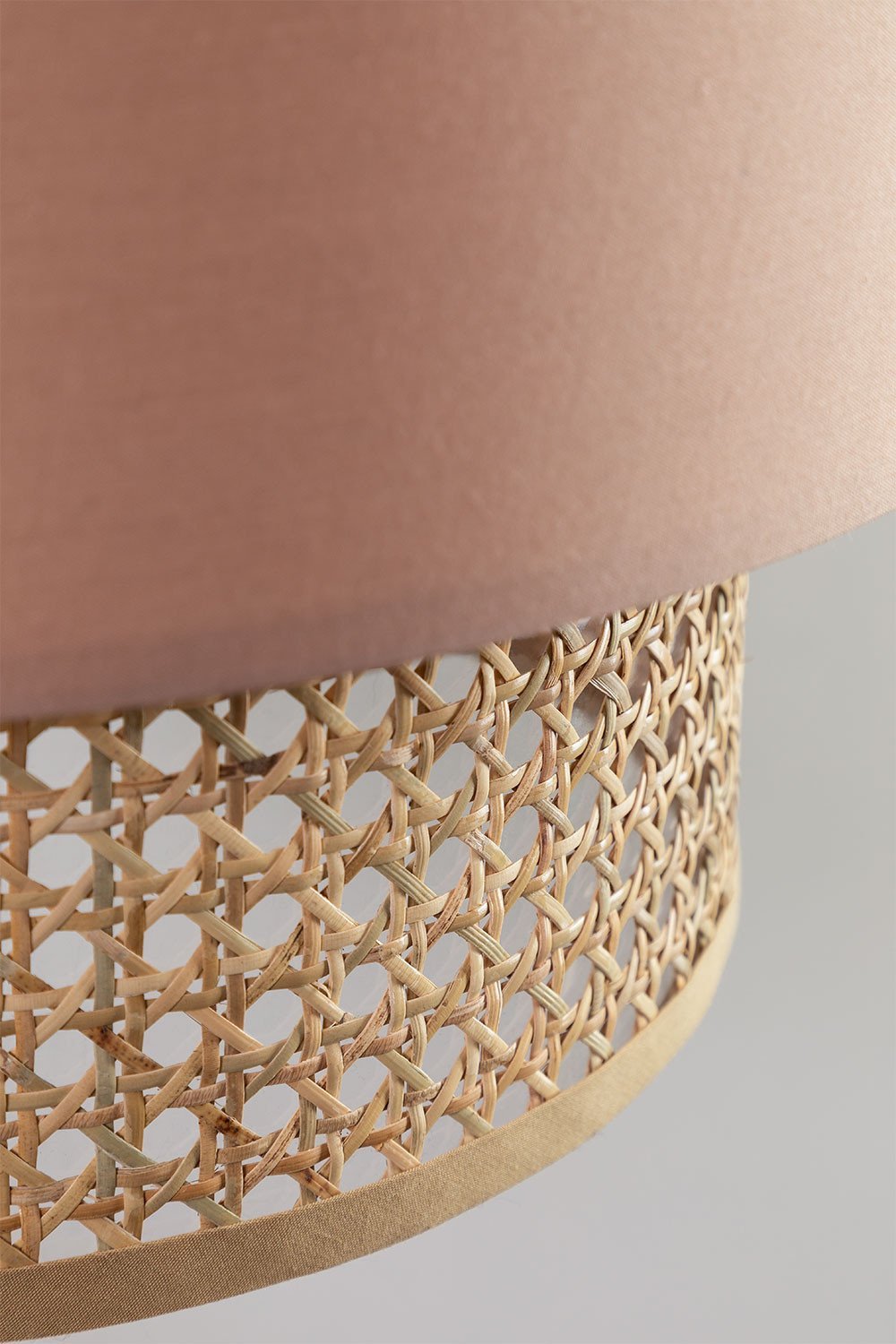 Lampada da soffitto in rattan Satu, immagine della galleria 4