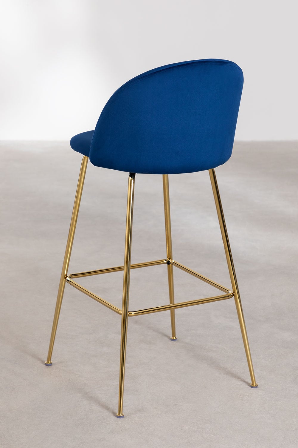 Sgabello alto in velluto Kana Design, immagine della galleria 3