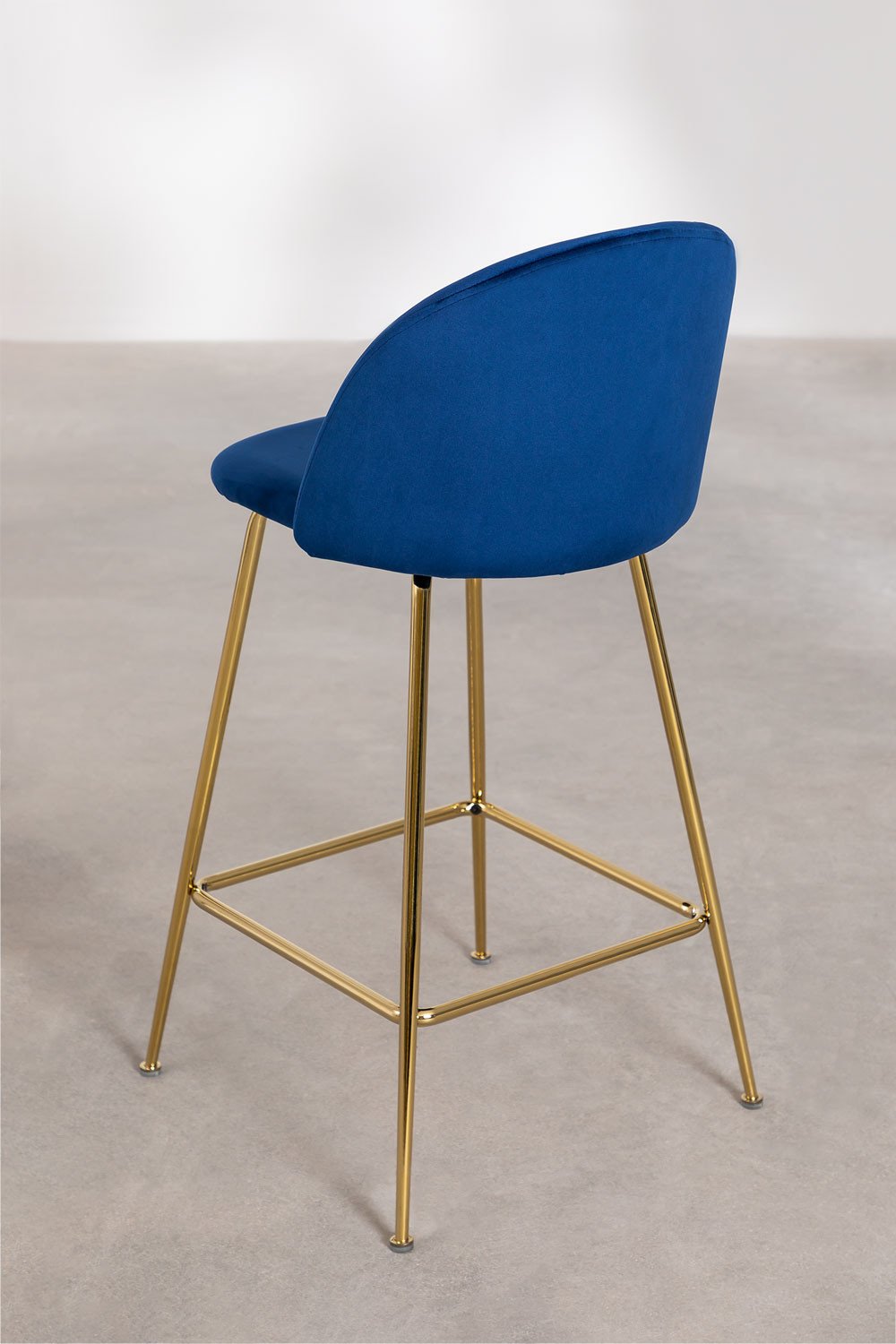 Sgabello alto in velluto Kana Design, immagine della galleria 4