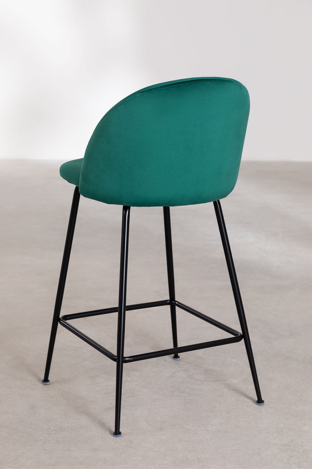 Sgabello alto in velluto Kana Design, immagine della galleria 3