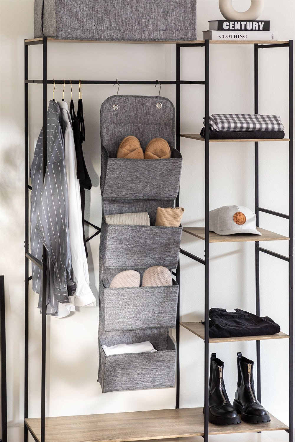 Organizzatore da appendere Tarinna con 4 tasche, immagine della galleria 5