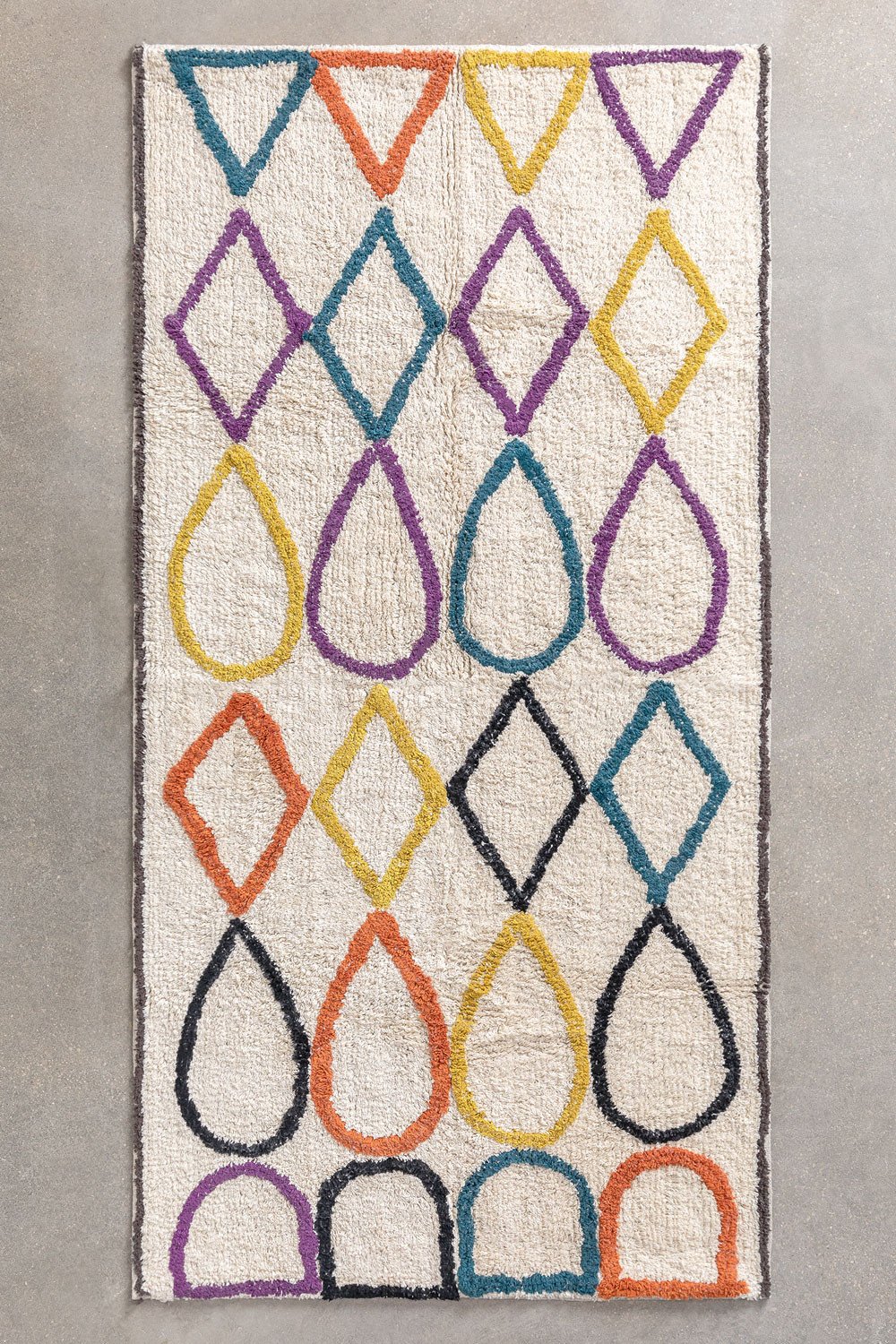 Tappeto da bagno in cotone (142,5x73 cm) Plui, immagine della galleria 1