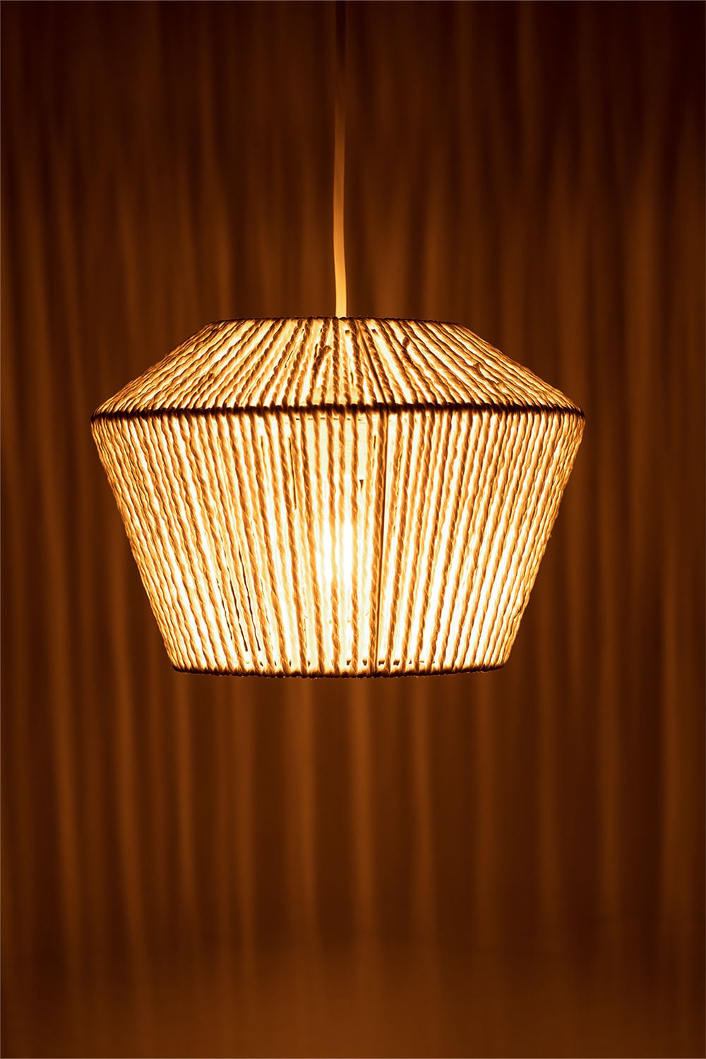SKLUM Lampada A Sospensione In Carta Intrecciata Kena – Effetto Rattan, Diametro 40cm, Per Interni - 4
