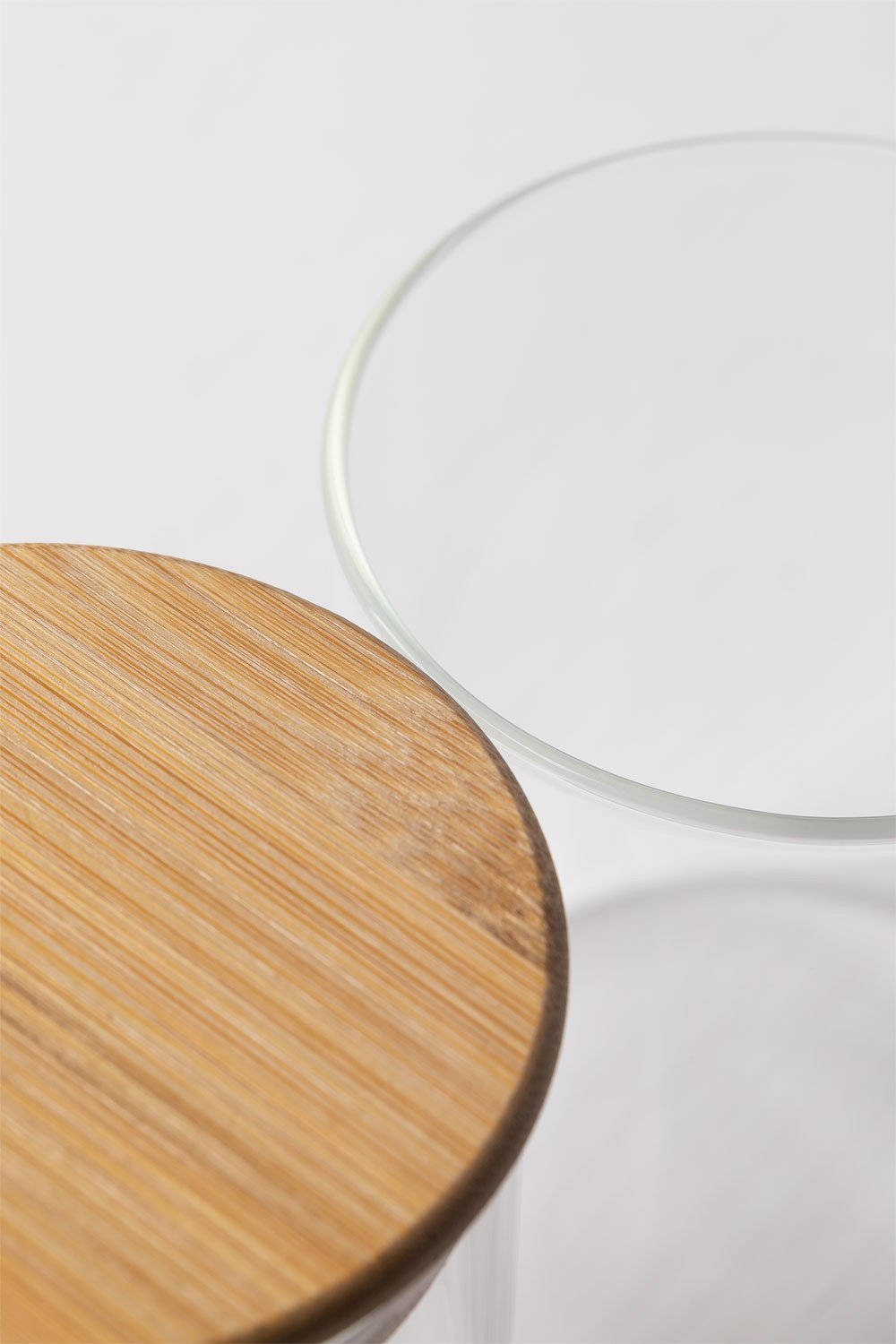 Set di 8 barattoli Ø8 cm in vetro Seyne, immagine della galleria 5