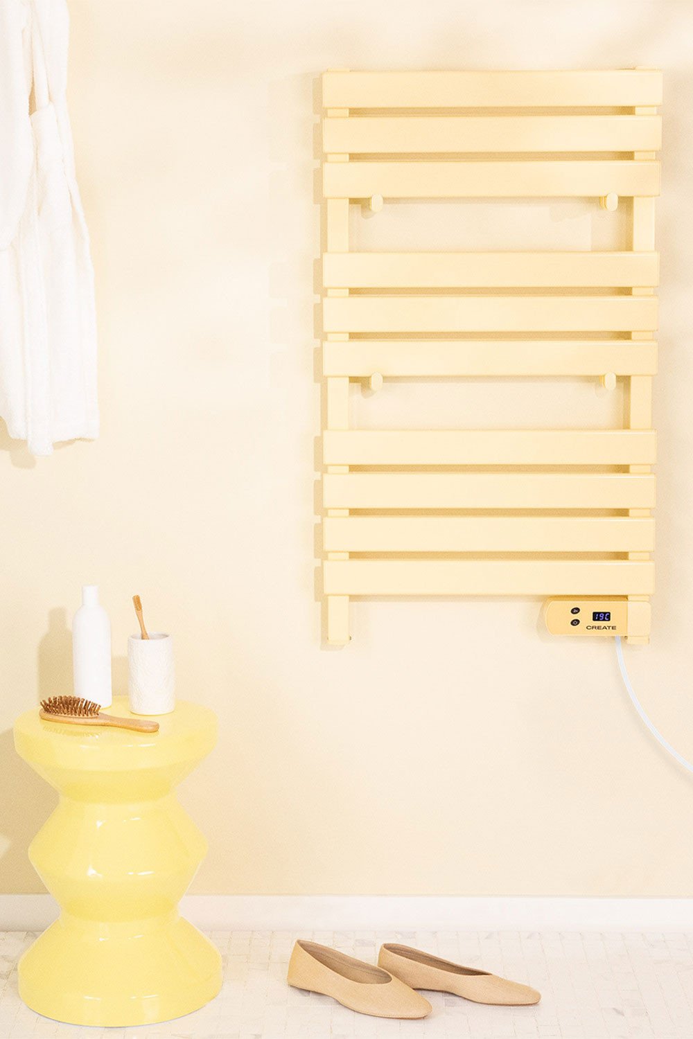 CREATE - WARMTOWEL - Scalda asciugamani elettrico da pavimento o da parete, immagine della galleria 1