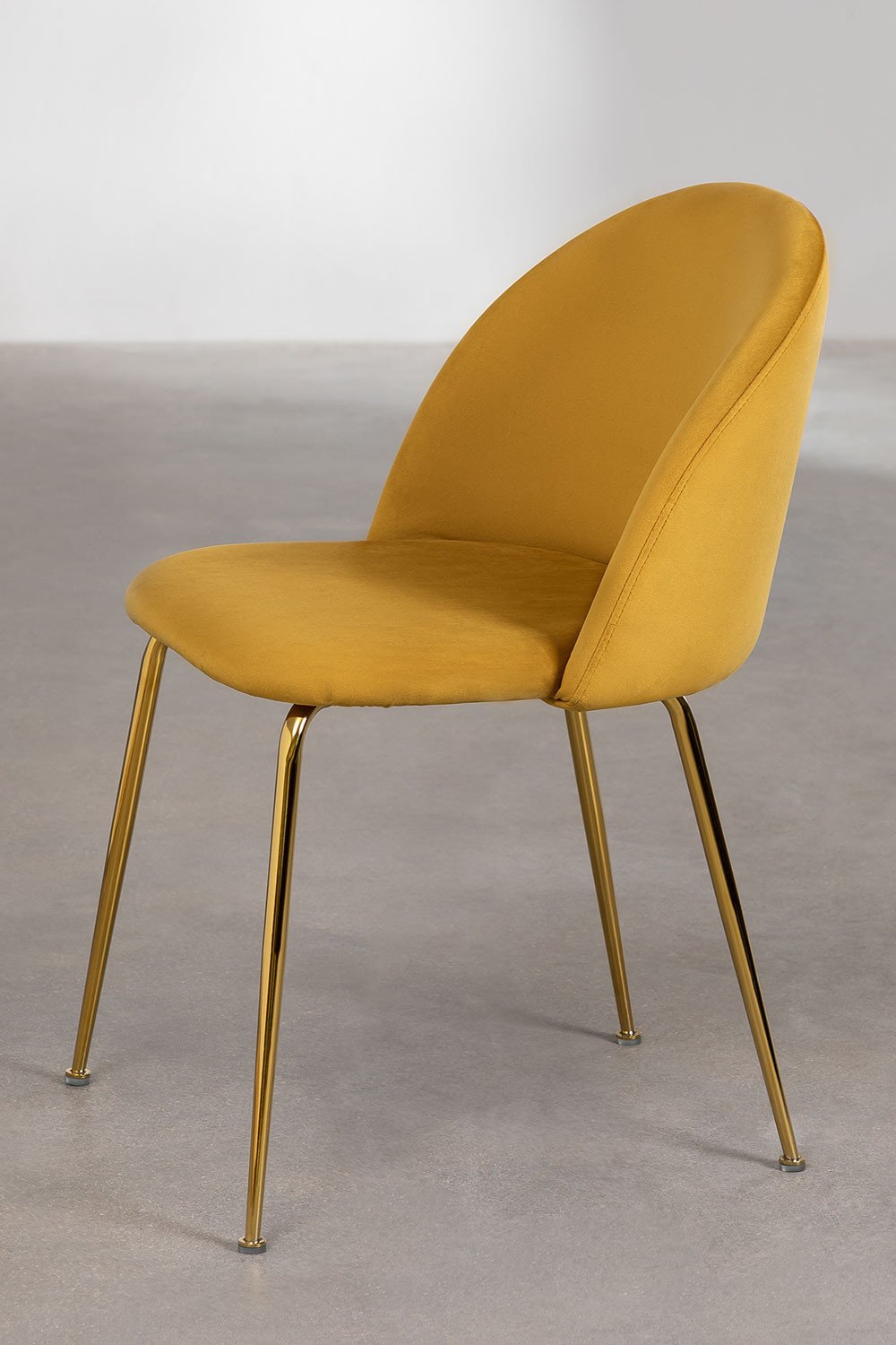 Sedia da pranzo in velluto Kana Design, immagine della galleria 4