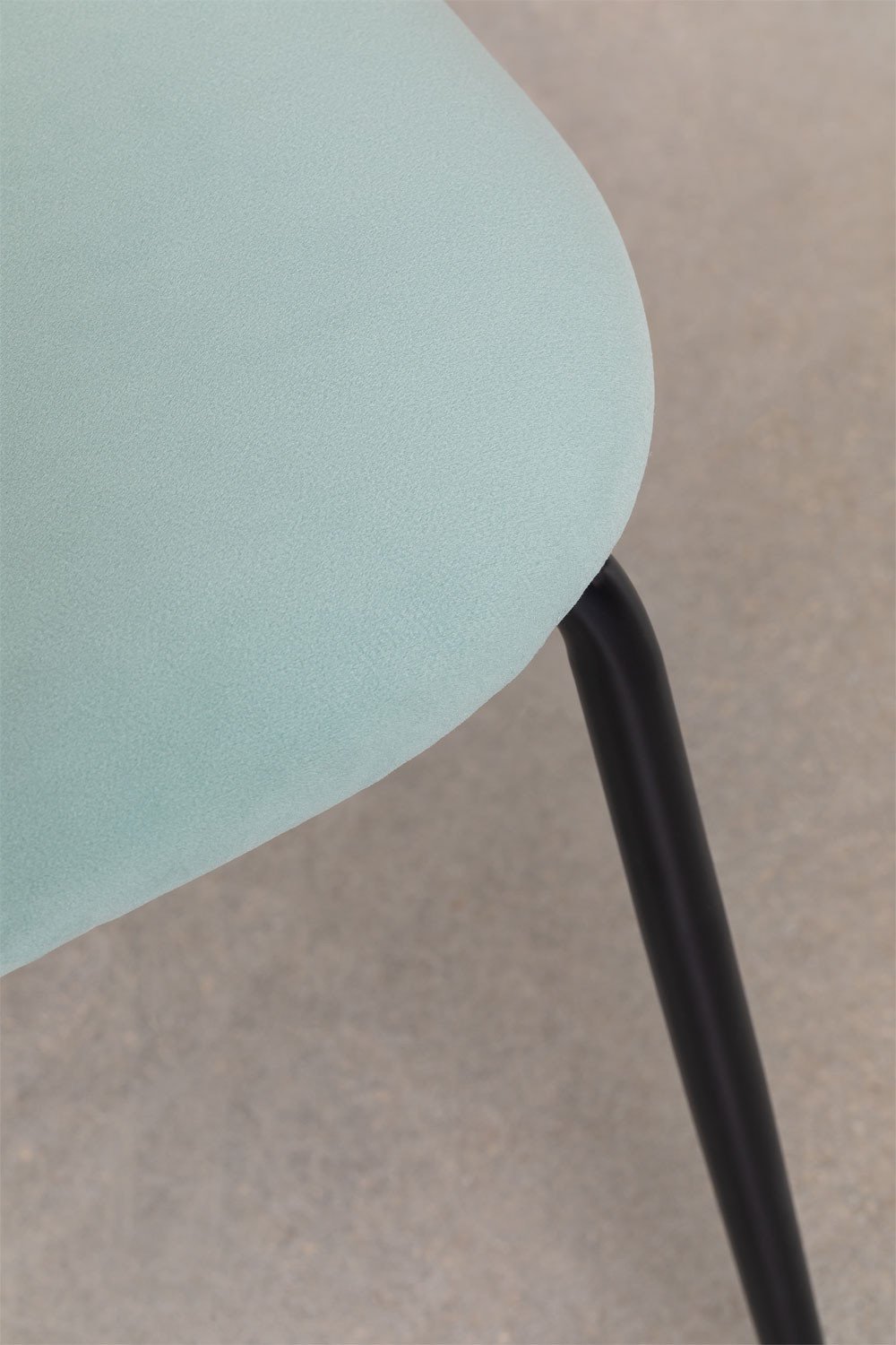 Sedia da pranzo in velluto Kana Design, immagine della galleria 6