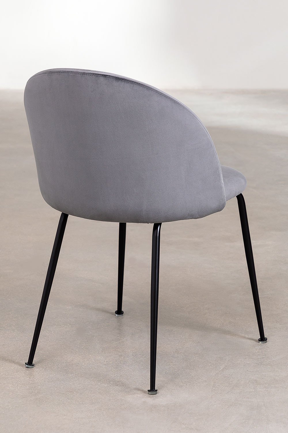 Sedia da pranzo in velluto Kana Design, immagine della galleria 5