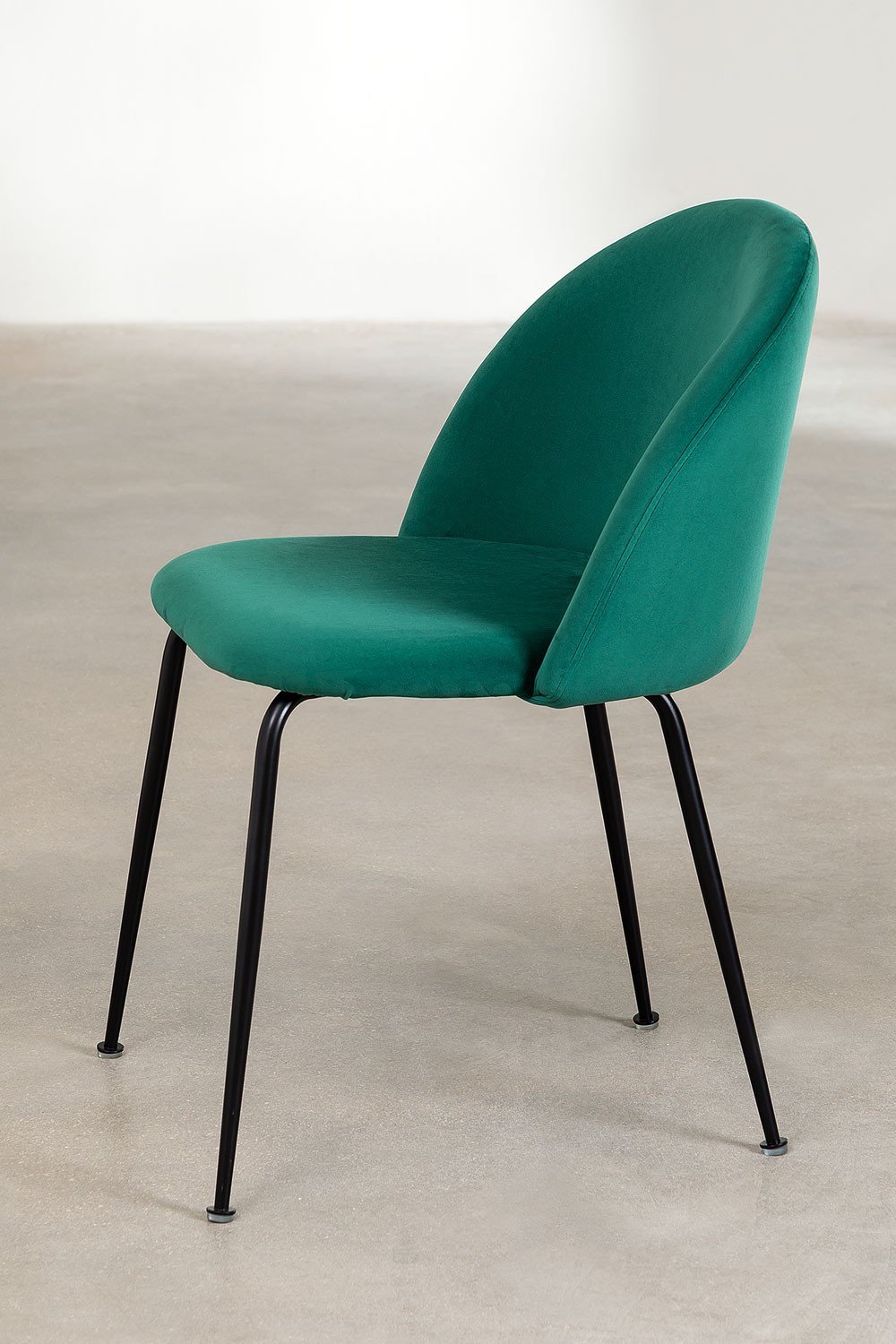 Pack 2 sedie da pranzo in velluto Kana Design, immagine della galleria 2