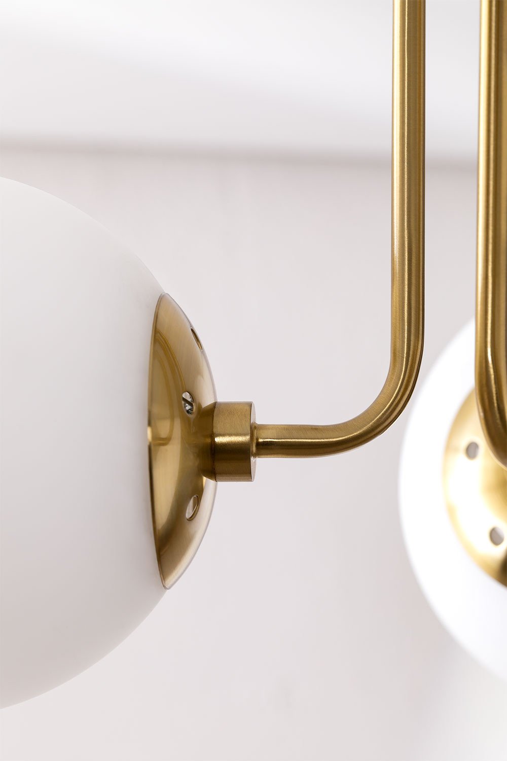 Lampada da Soffitto con 3 Sfere di Vetro Ghirlanda, immagine della galleria 3